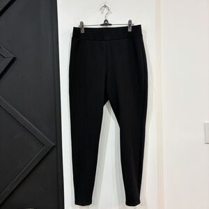Talbots Black Slim Fit Pull On Pants Size Small Career Office Stretch Interview